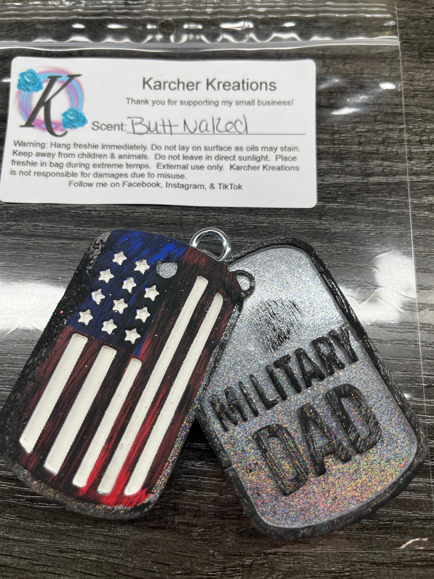 Military Dad….Butt Naked