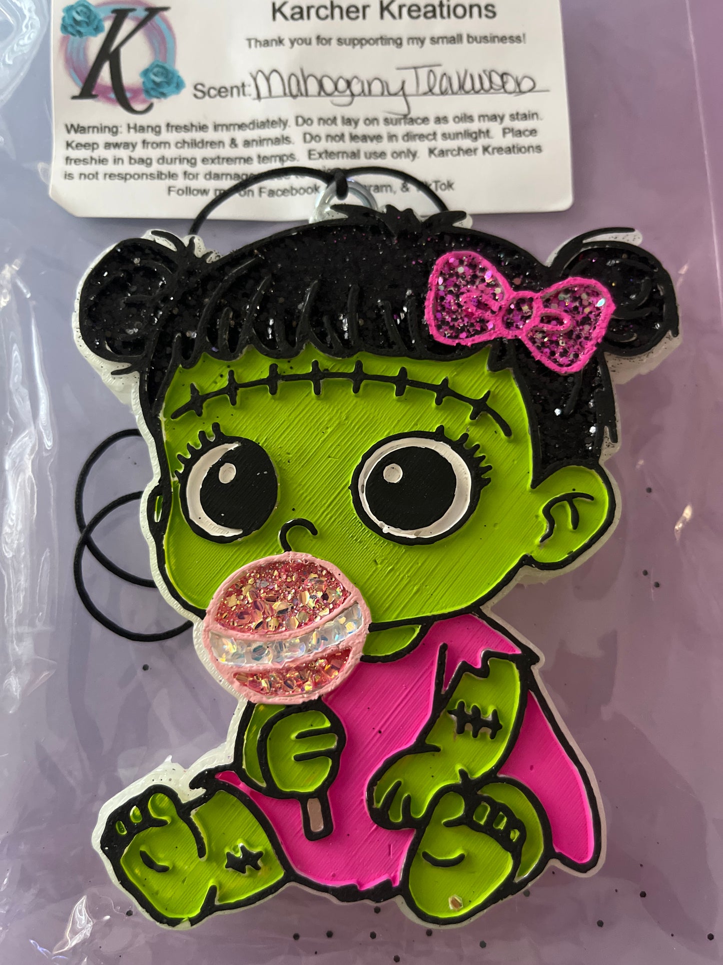 Baby Frank With Sucker- Teakwood