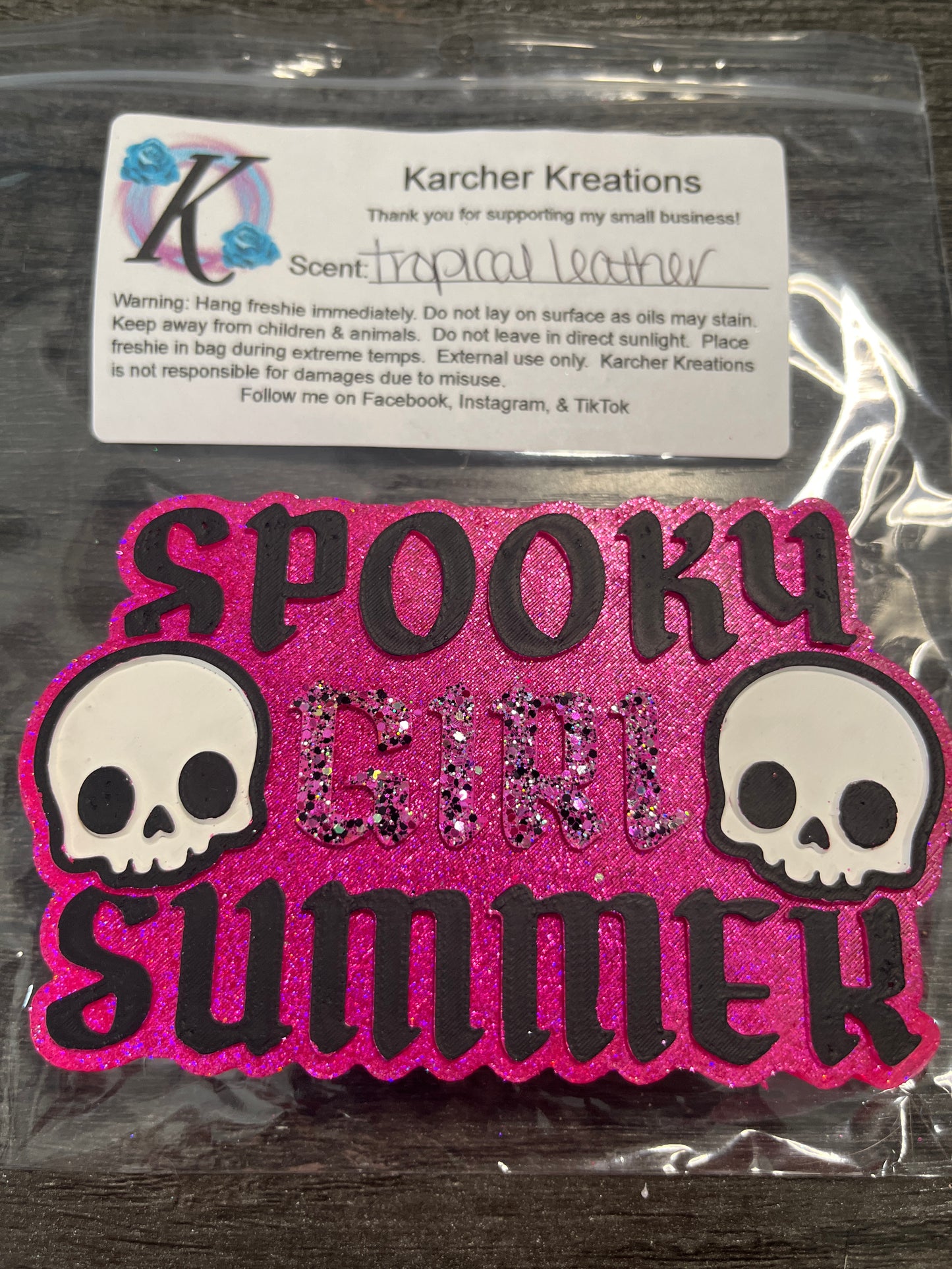Spooky Girl Summer…… Tropical Leather