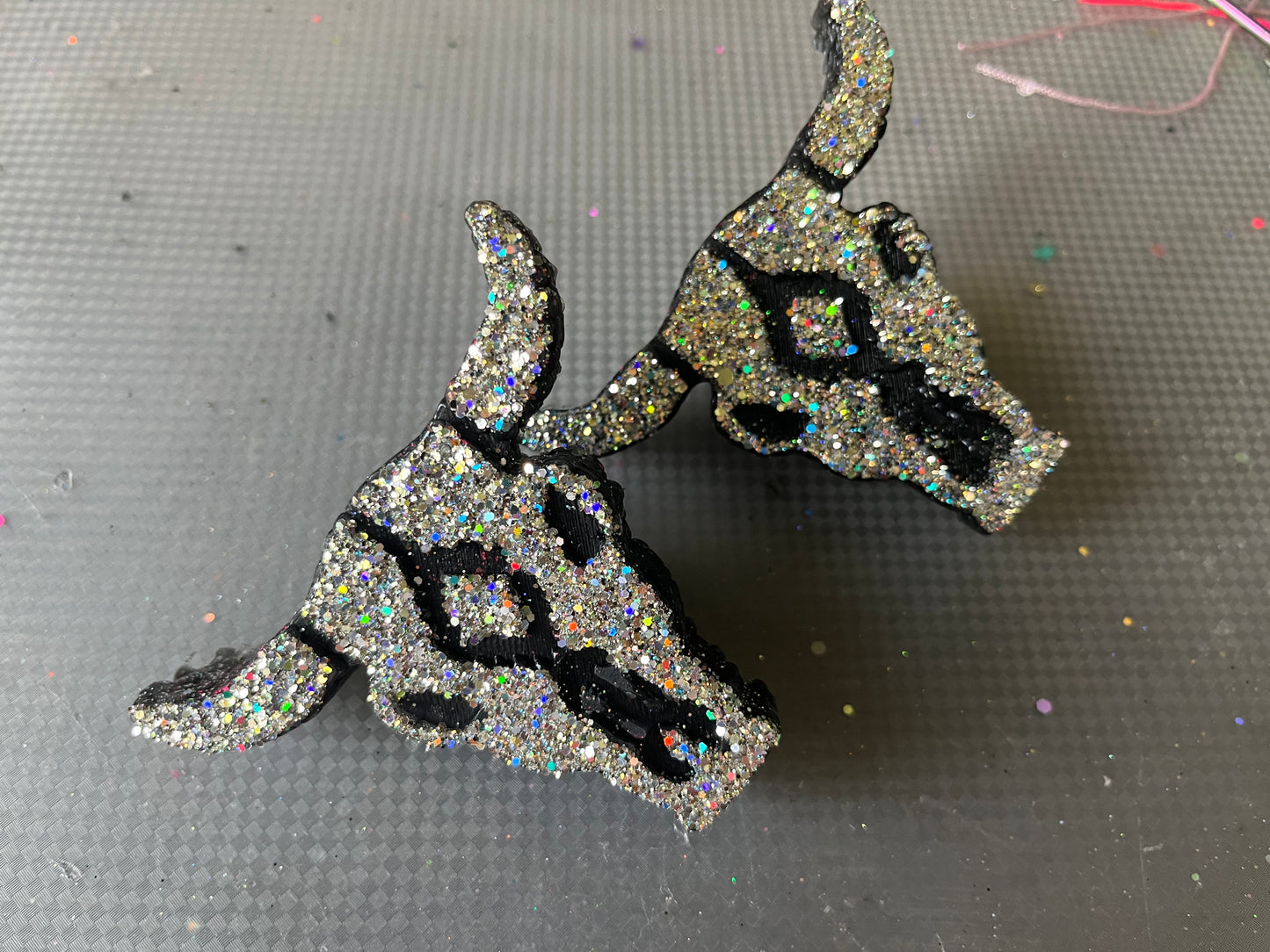 Bull Skull Vent Clips