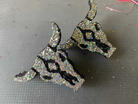 Bull Skull Vent Clips