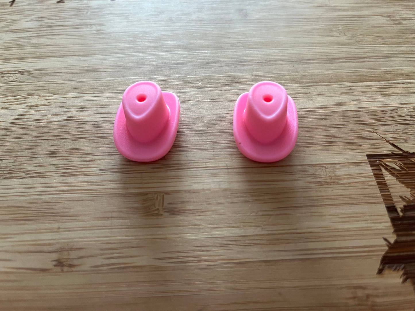 Cowgirl Hat Pink Silicone Focal