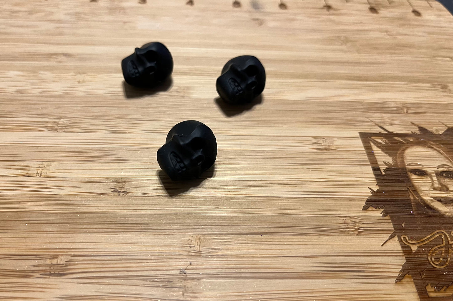 Black Skull Silicone Focal