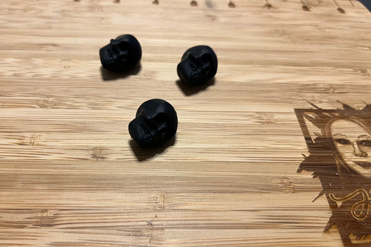 Black Skull Silicone Focal