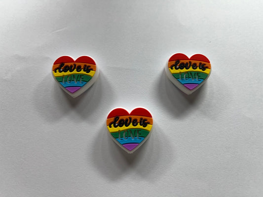 Love is Love Focal Bead