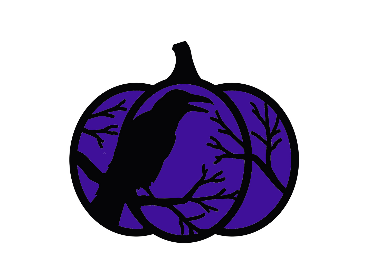 Pumpkin with Raven Mold