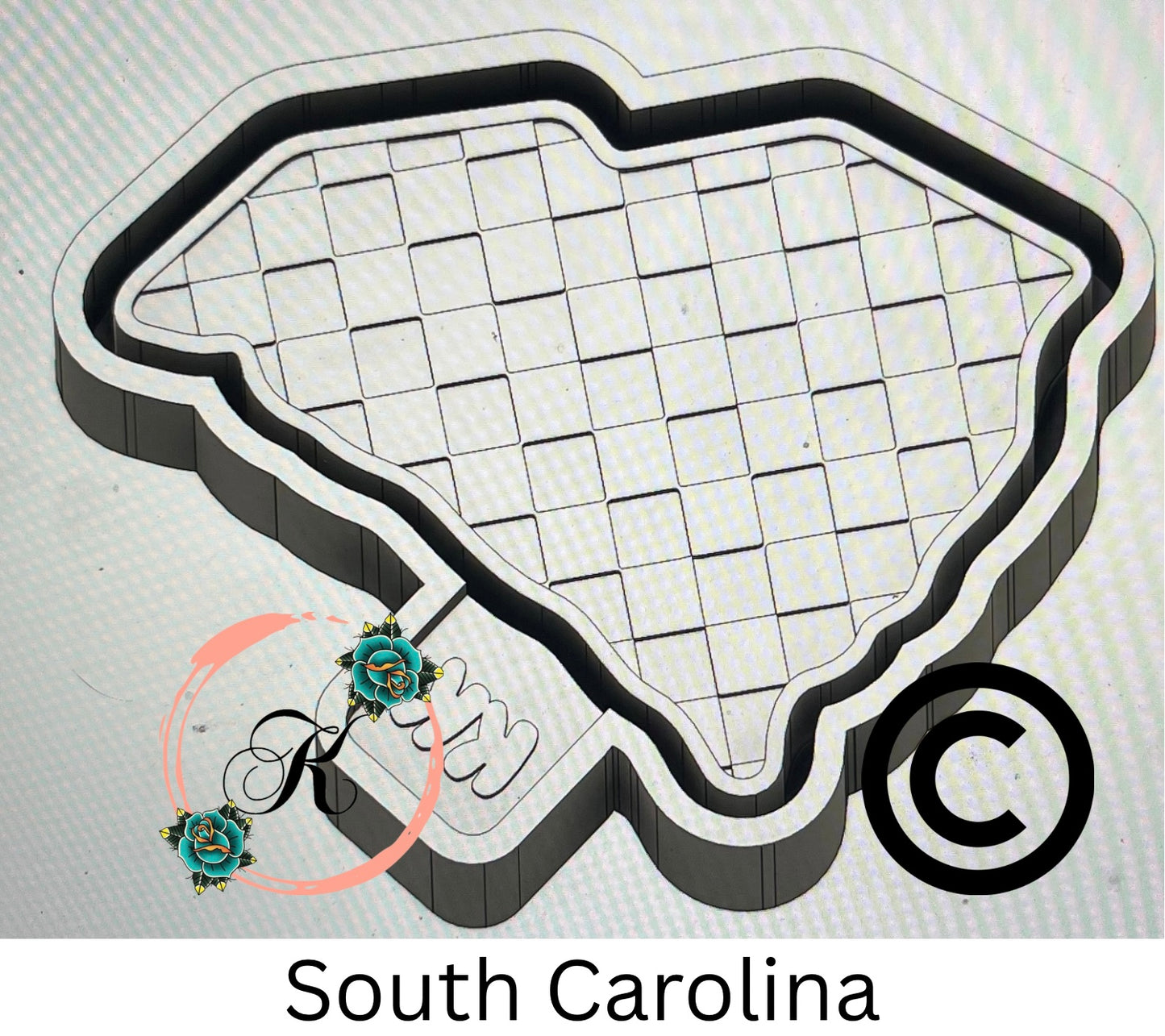 Checkered States Mold