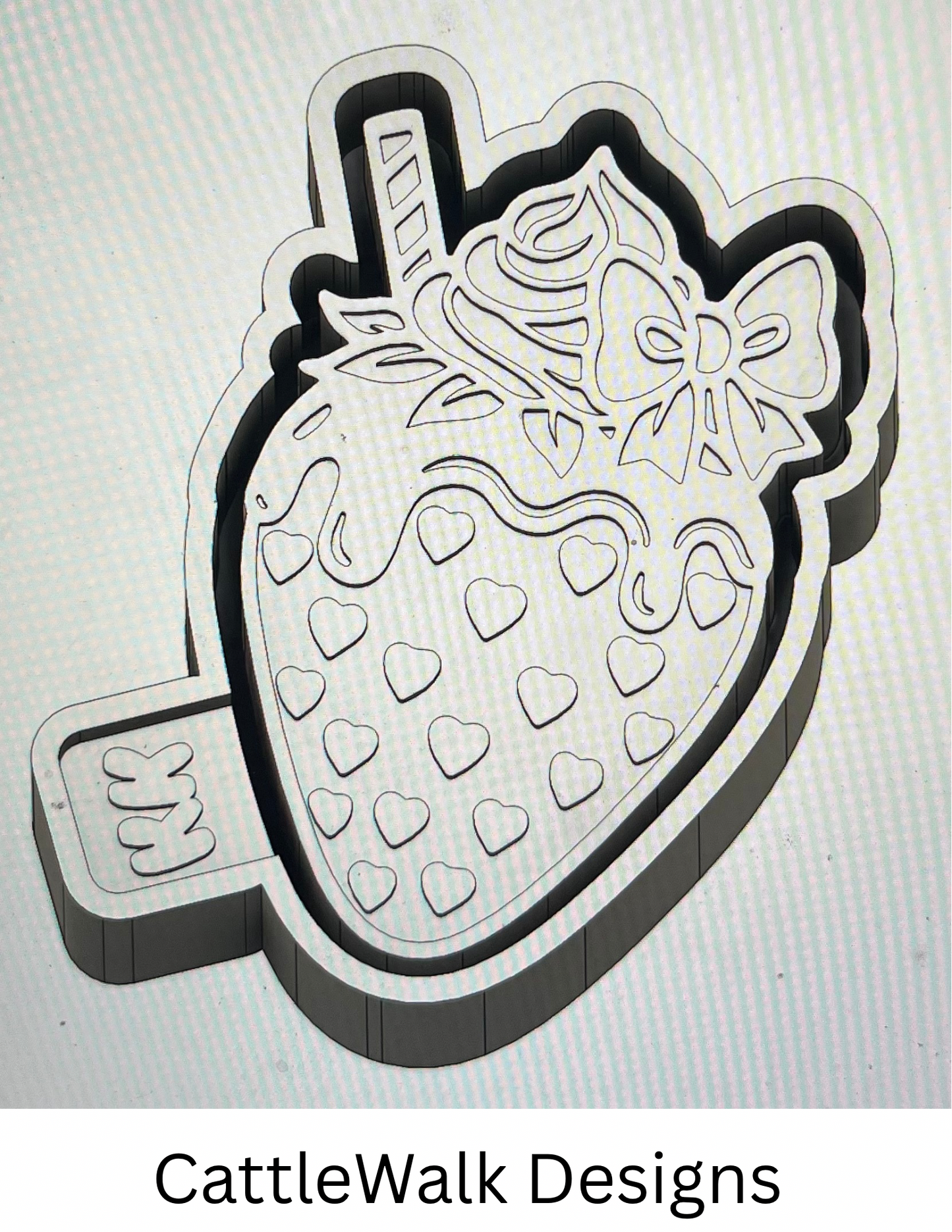 Whipped Strawberry Mold