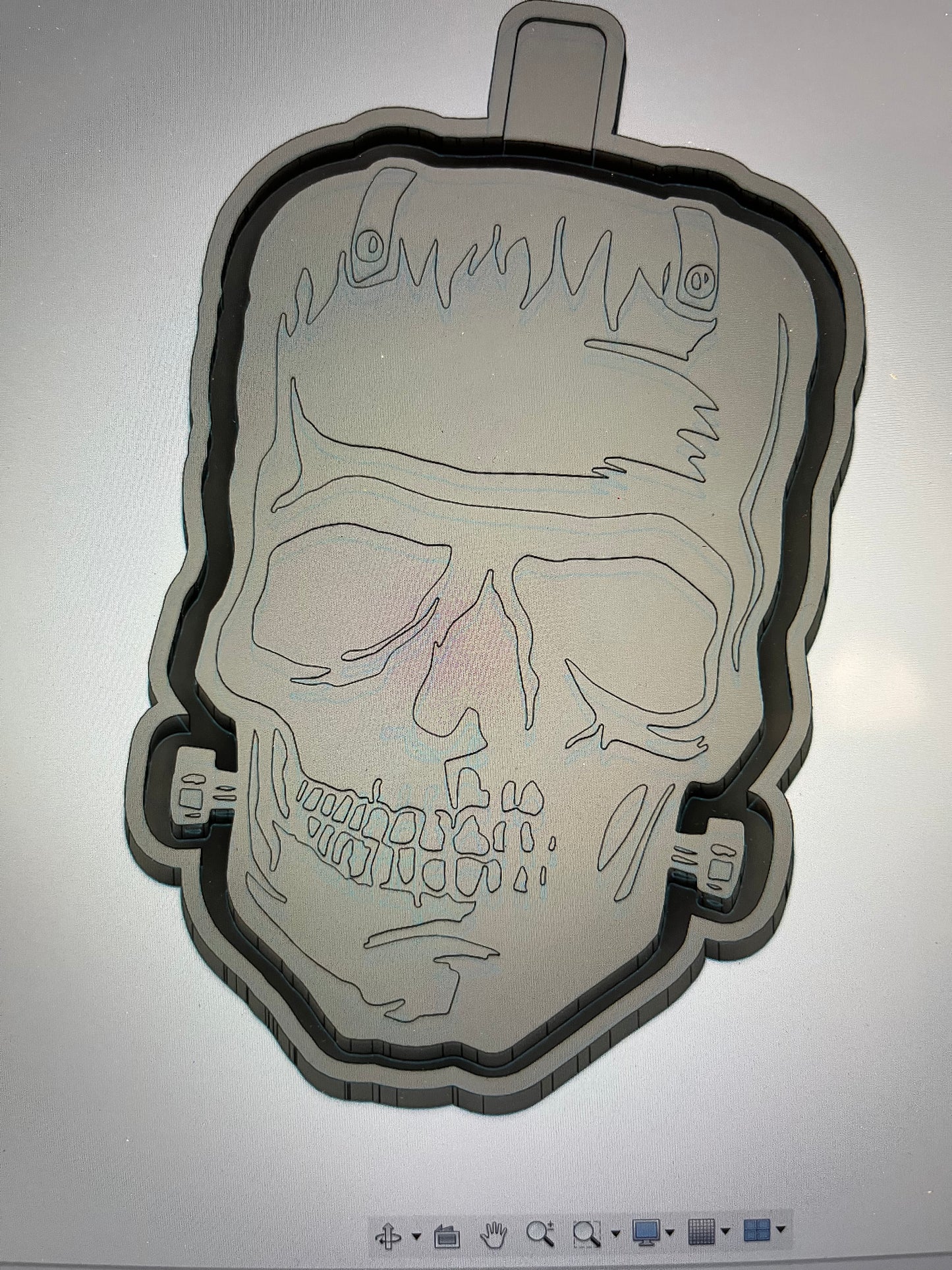 Frank n’ Skull Mold