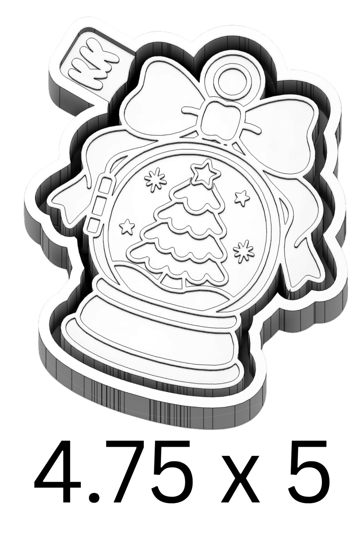 Snow globe Christmas Tree Mold