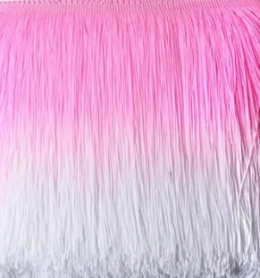 Ombré Fringe Bubble Gum