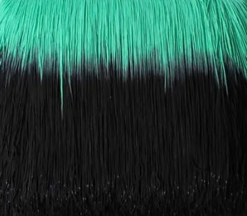 Ombré Fringe Tickle Me Teal