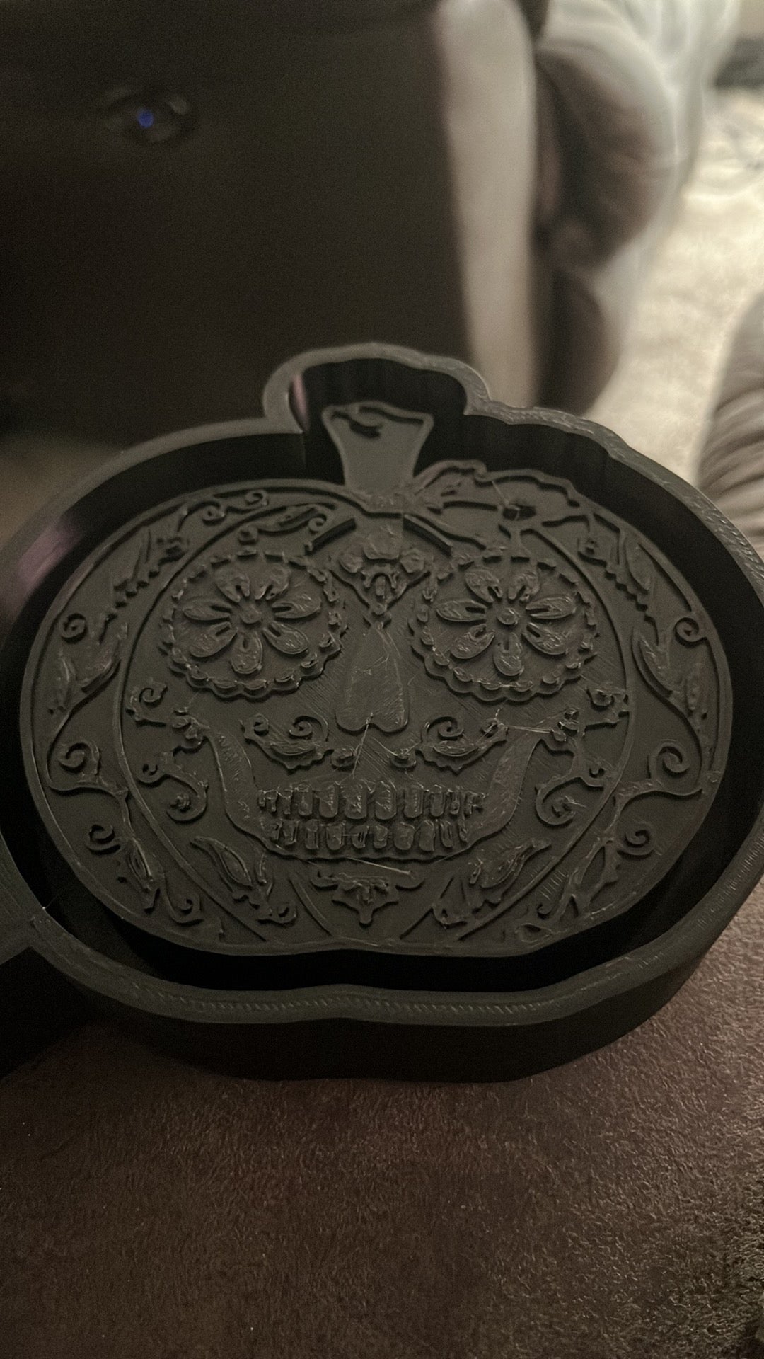 Sugar Skull Pumpkin Mold