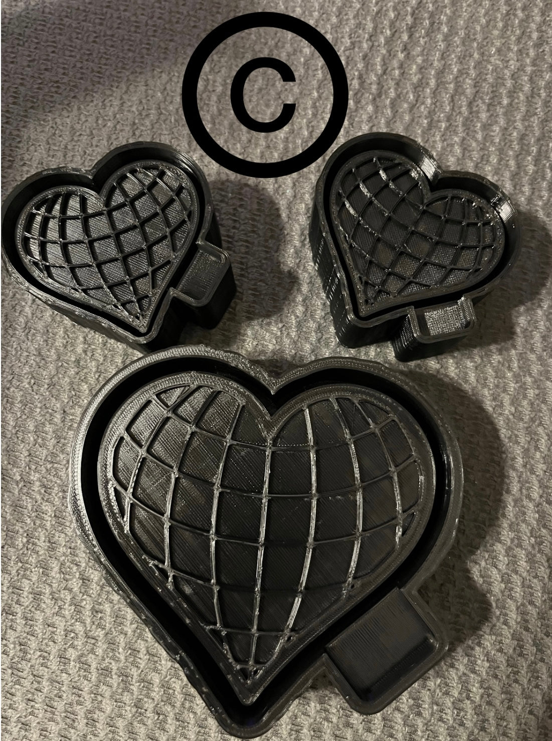 Disco Heart Vent Mold