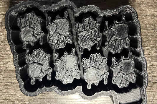 Bloody Hand Wax Melt Mold