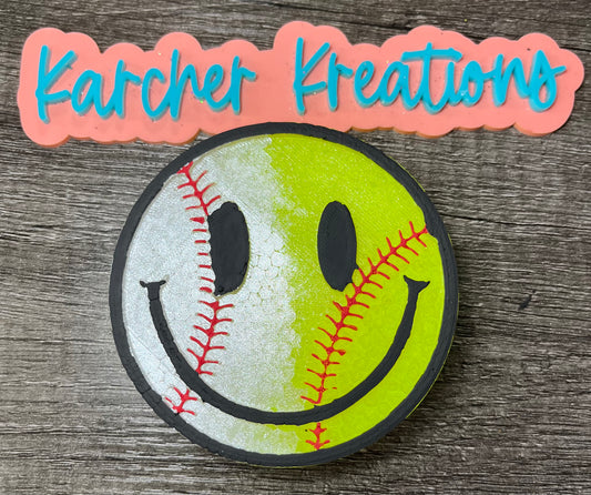 Happy Baseball/Softball Mold