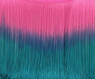 Ombré Fringe Cotton Candy