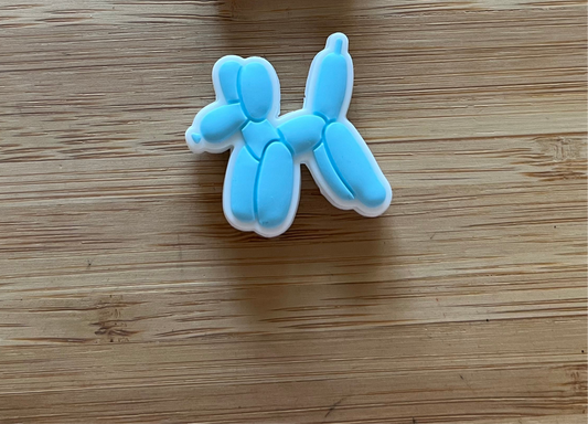 Blue Balloon Dog Focal Bead