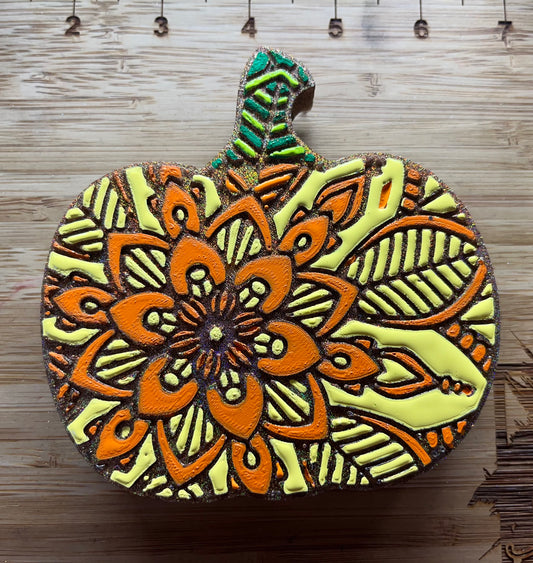 Mandala Pumpkin Car Freshie