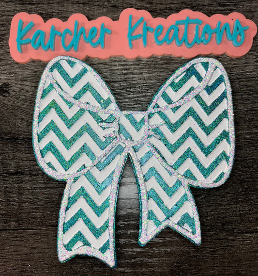 Bow with Chevron Pattern Freshie