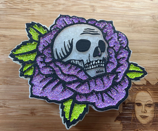 Skull Rose Mold