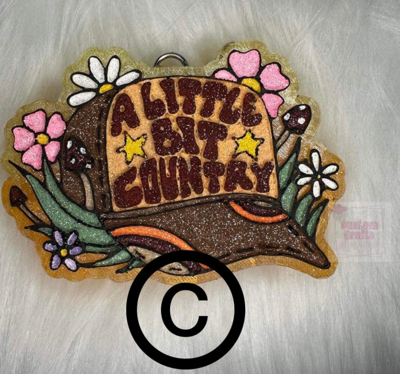 A Little Bit Country Trucker Hat Mold