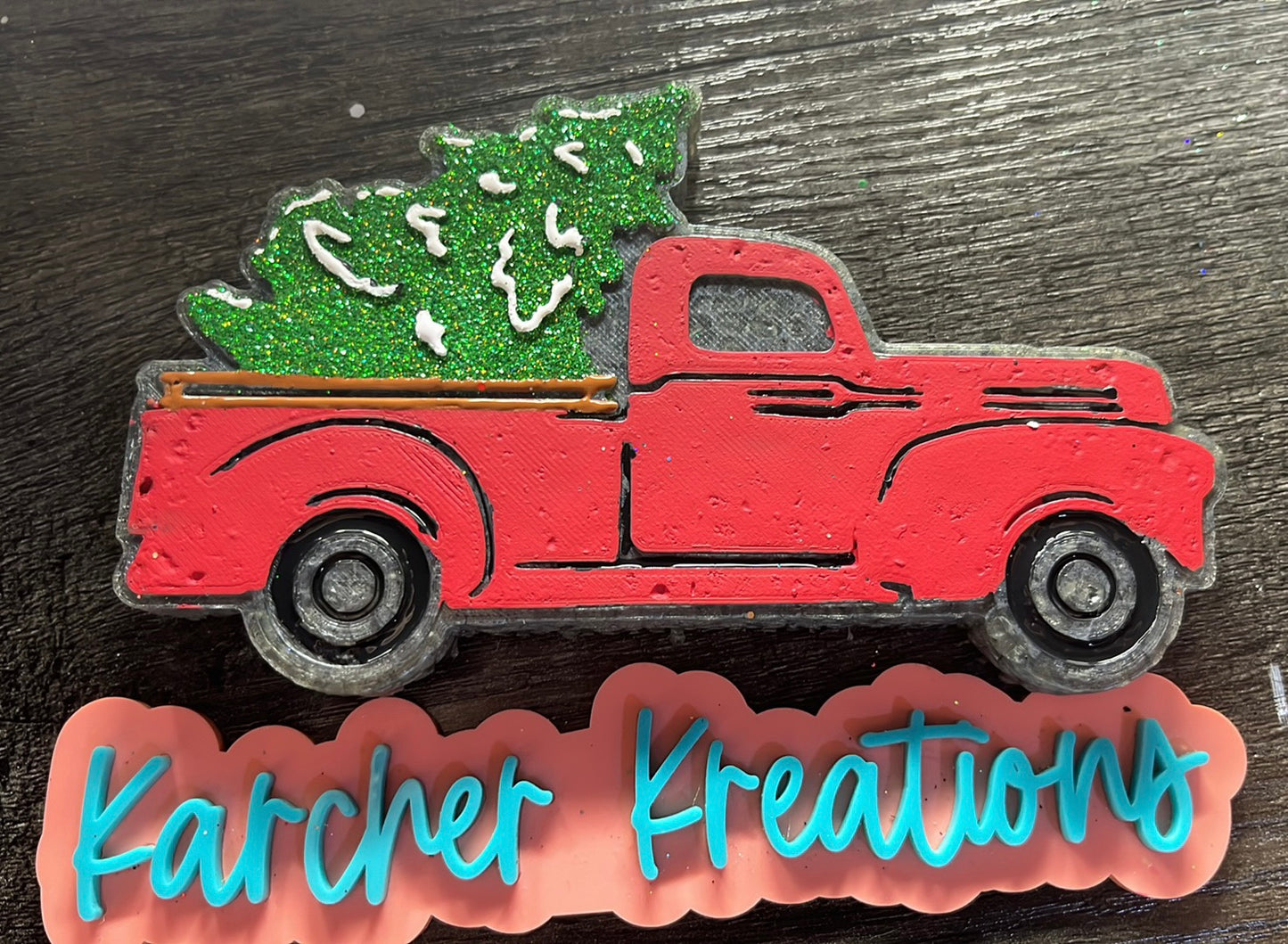 Christmas Truck  Car Freshie