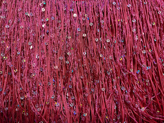 Magenta Sequins 6 inch trim