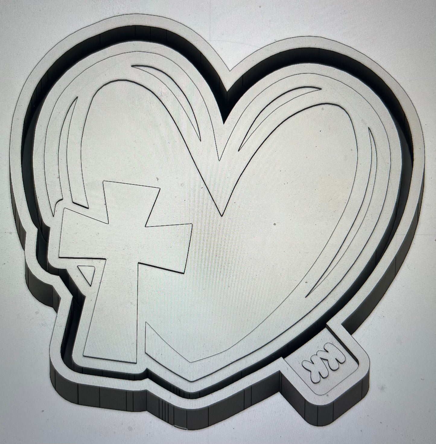 Heart Cross Mold