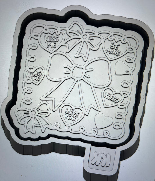 Convo Hearts and Bows Mold