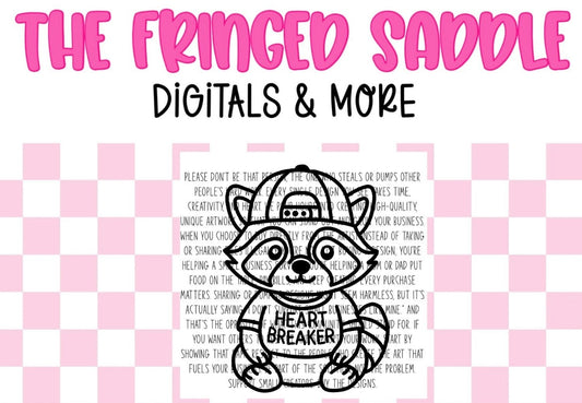 Raccoon Heart Breaker Mold