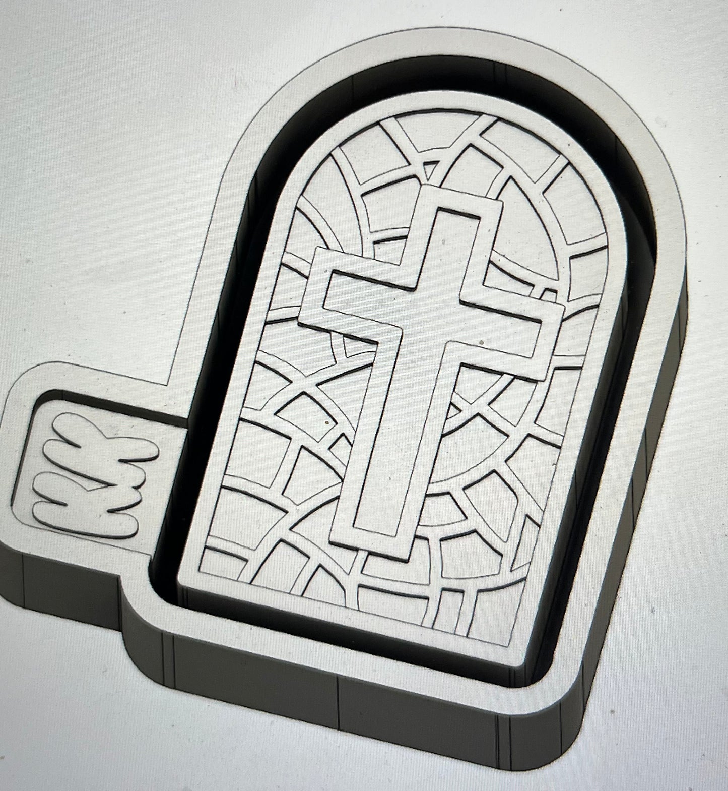 Stain Glass Cross Mold