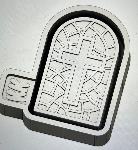 Stain Glass Cross Mold
