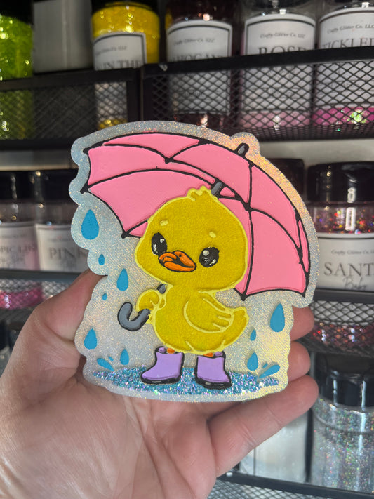 Duck with Umbrella…. Pink Cotton