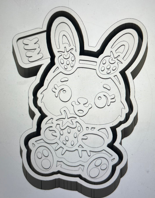 Strawberry Bunny Mold