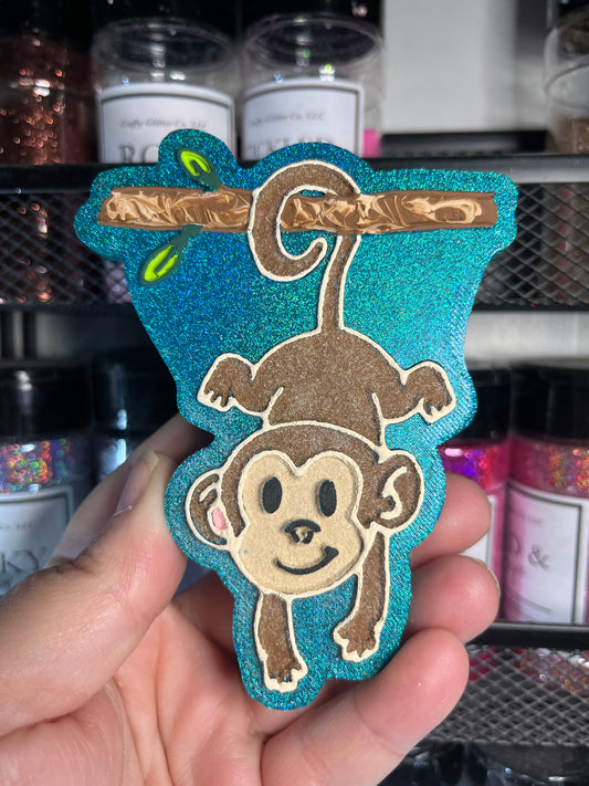 Monkey Hanging on Limb Freshie