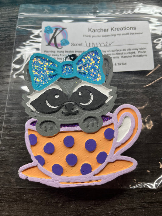 Teacup Raccoon…. Leather