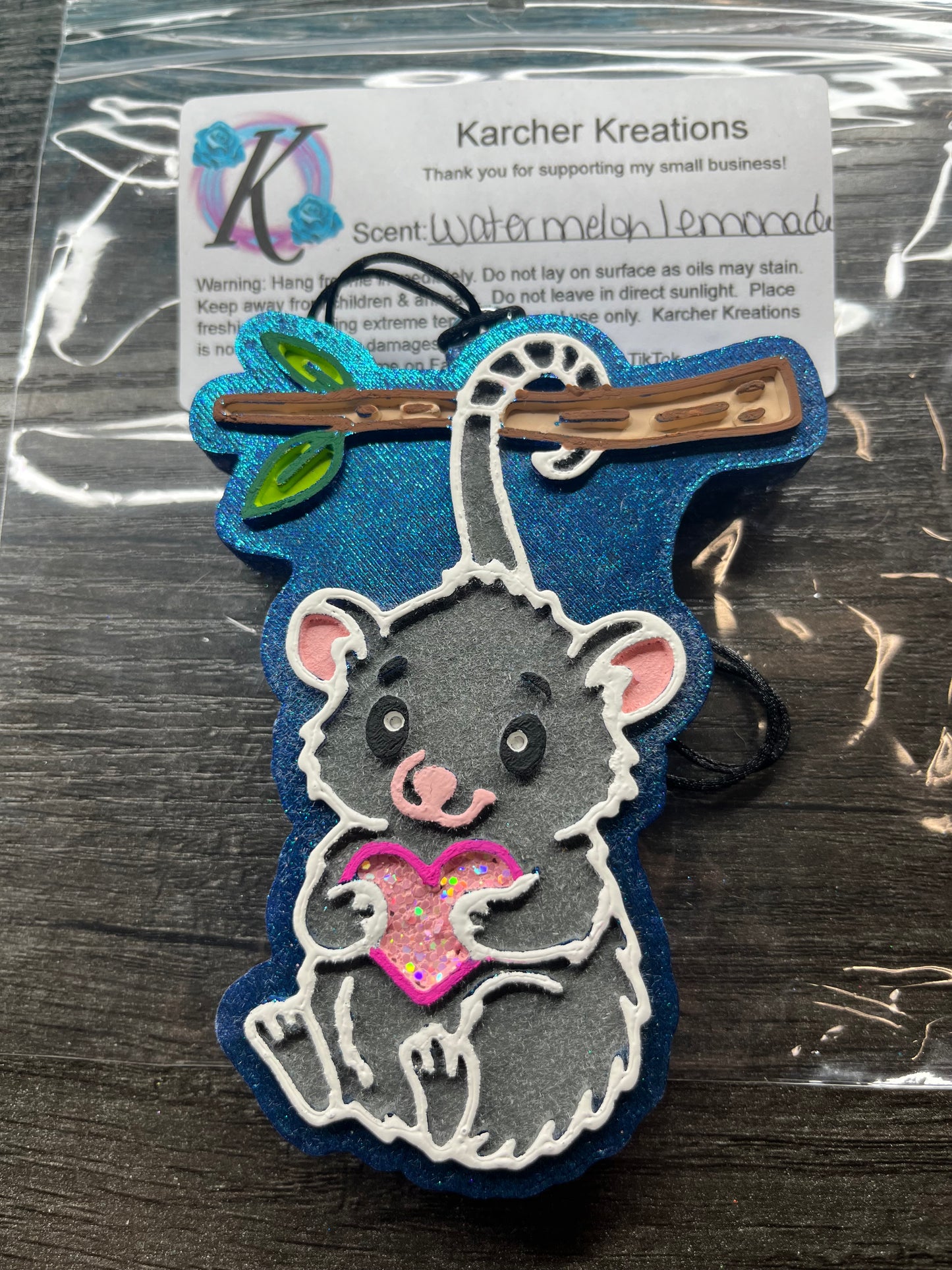 Opossum …….watermelon lemonade