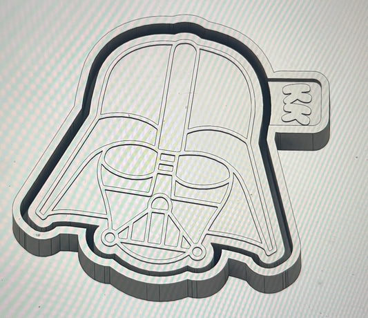 Guy with Black Mask Mold