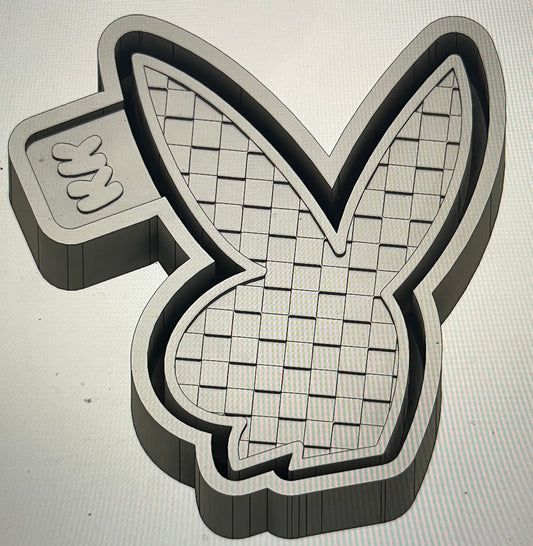 Checkered Print PB Bunny Mold