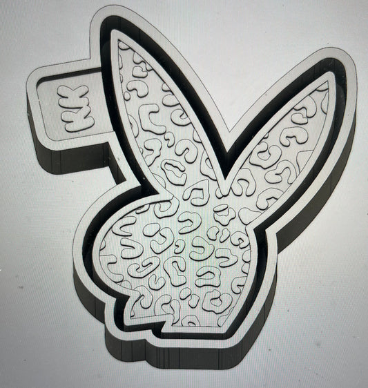 Cheetah Print PB Bunny Mold