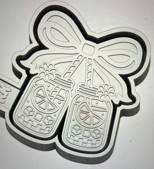 Cherry Lemonade Glasses Mold