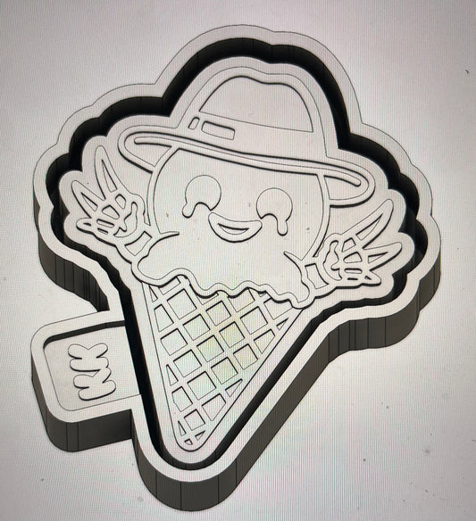 Fred Ice Cream Mold