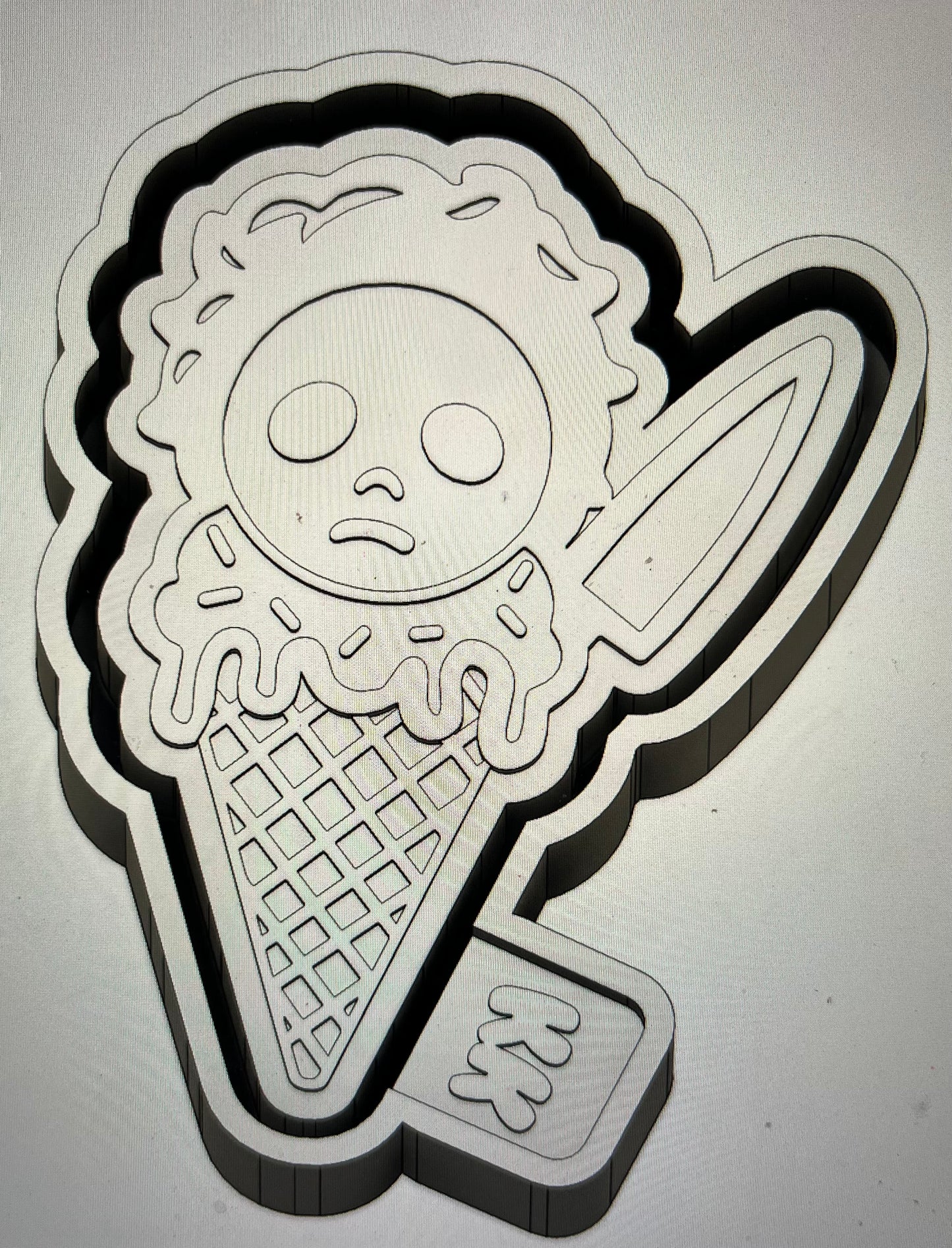 Micheal Ice Cream Mold