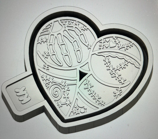 Heart Butt Mold