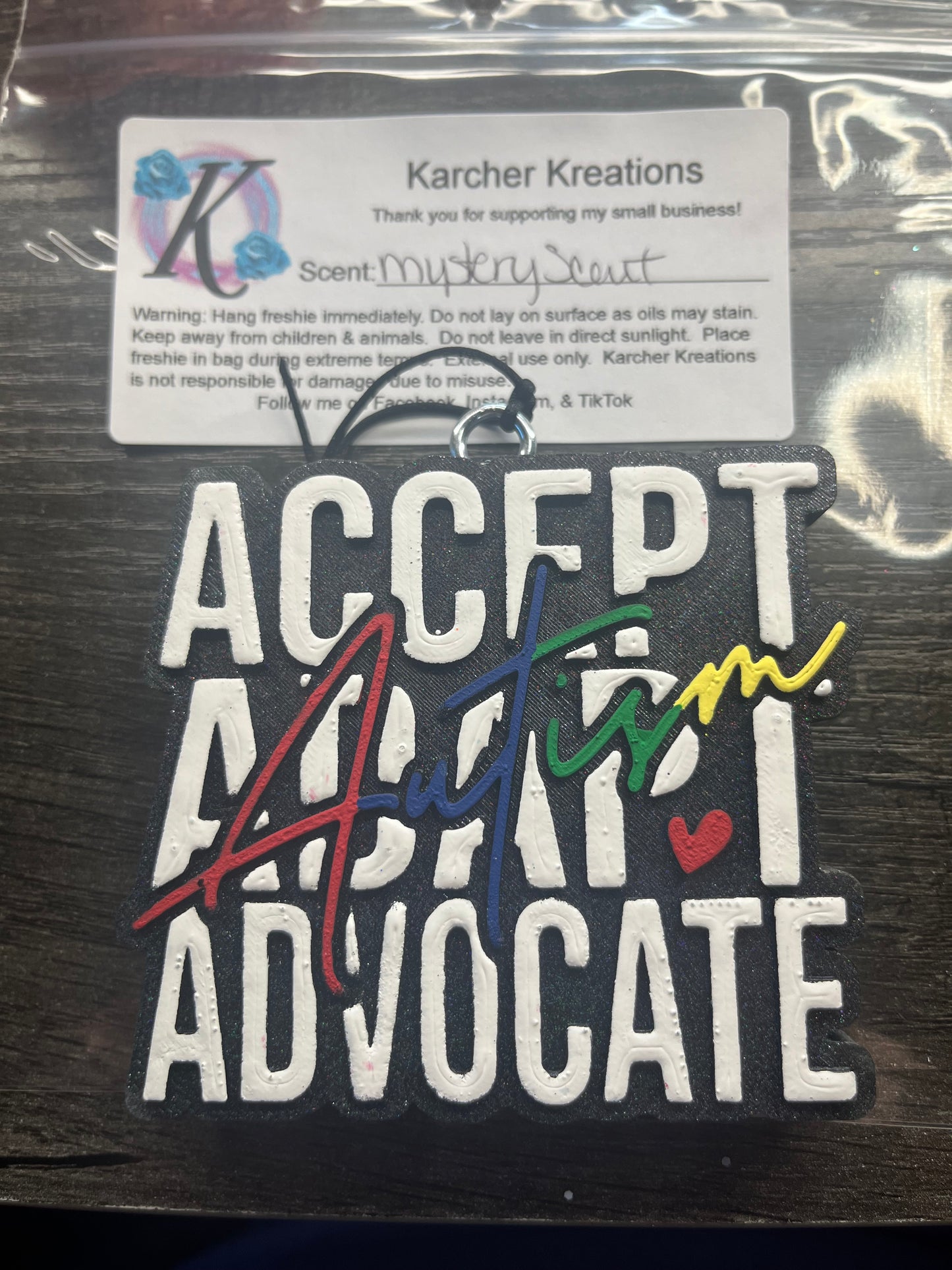 Accept Adapt Advocate Autism ….Mystery Scent