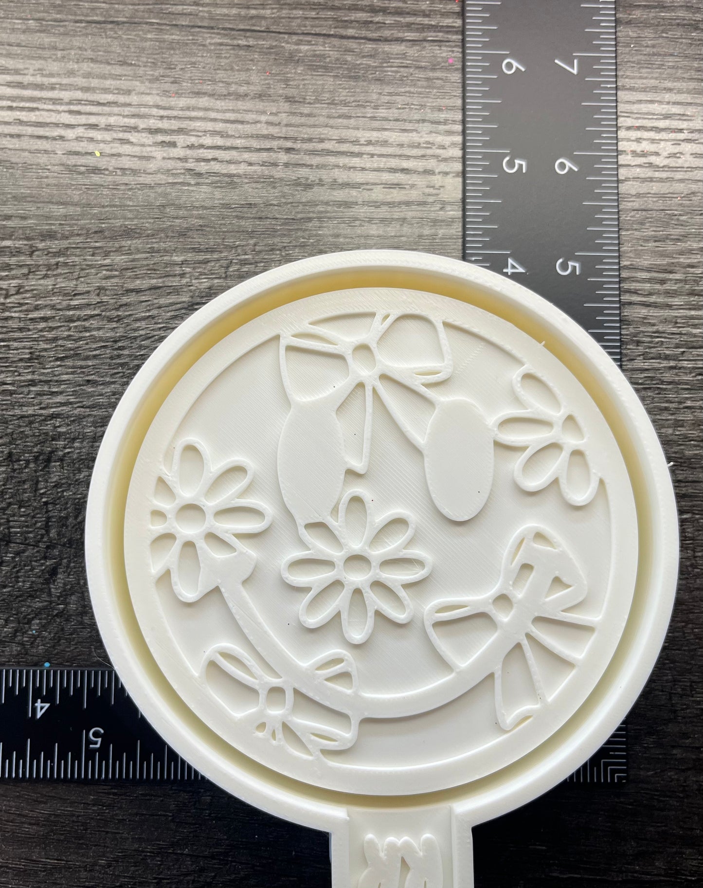 Happy Bow with Flower Mold