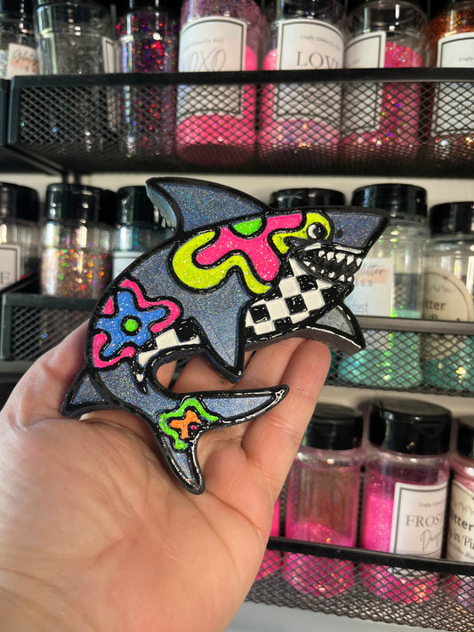 Retro Shark Freshie