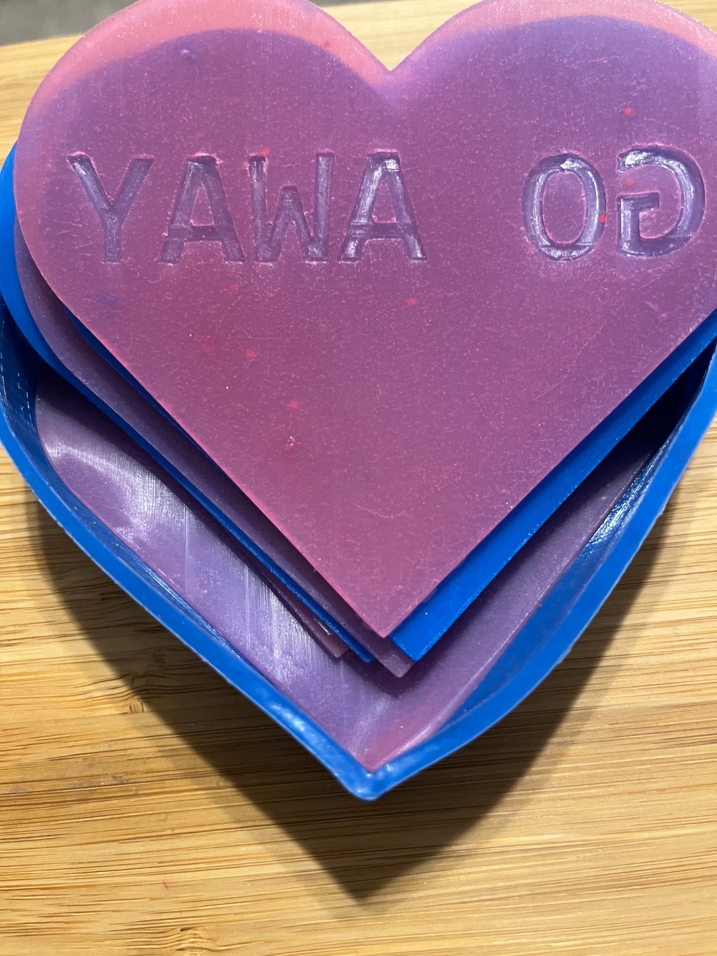 Heart and 10 Inserts Destash