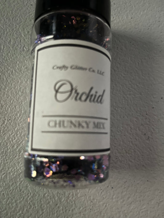 Orchid Glitter Destash